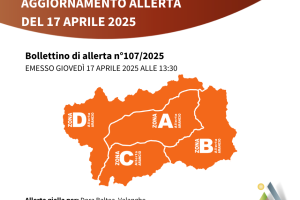Bollettino allerta del 17 aprile 2025